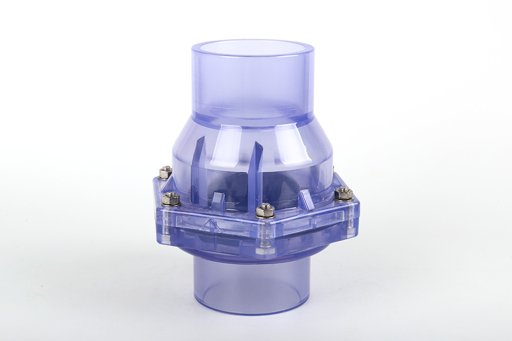 富裕透明翻板式止回阀